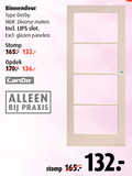 Praxis binnendeur glas in lood uil